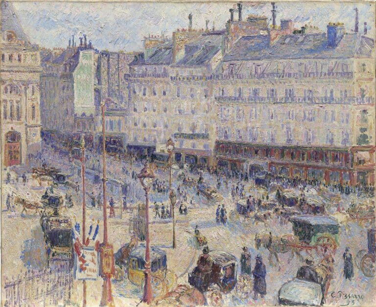 Place du Havre, Paris – Camille Pissarro Camille Pissarro