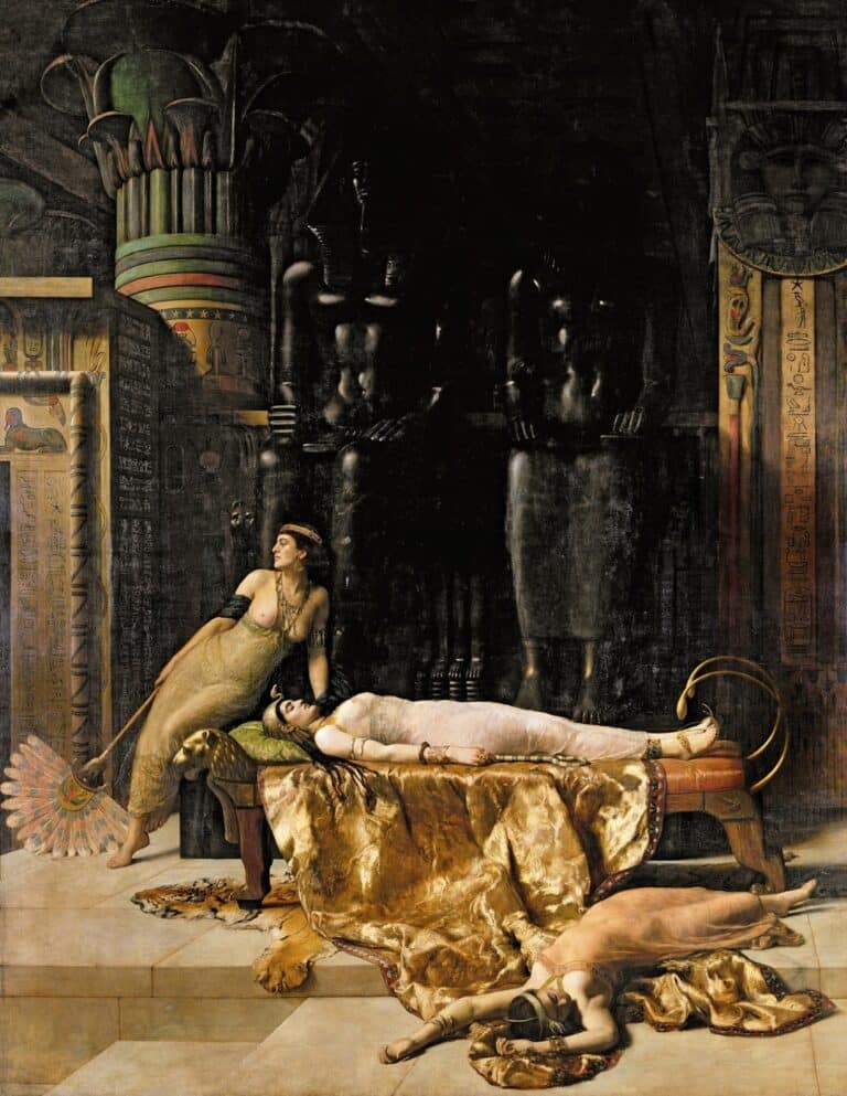 La mort de Cléopâtre de John Collier John Collier