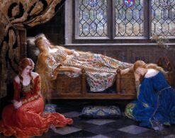 La Belle au bois dormant de John Collier John Collier