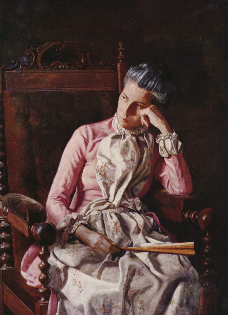 Portrait d’Amelia van Buren – Thomas Eakins Thomas Eakins