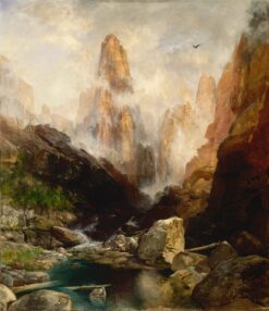 Brume dans le Kanab Canyon, Utah – Thomas Moran Thomas Moran