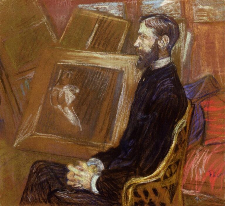 Portrait de M. Georges Henri Manuel – Toulouse Lautrec Henri de Toulouse-Lautrec