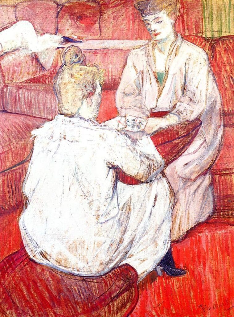 Les joueurs de cartes – Toulouse Lautrec Henri de Toulouse-Lautrec