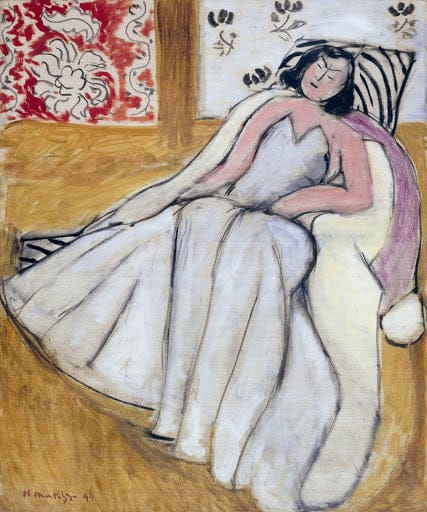 Jeune femme à la pelisse blanche – Matisse Henri Matisse