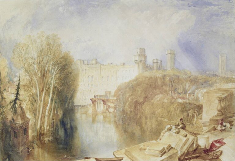 Vue du château de Warwick – William Turner William Turner