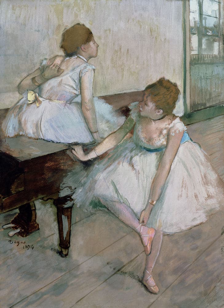 Deux danseurs se reposant – Edgar Degas Edgar Degas