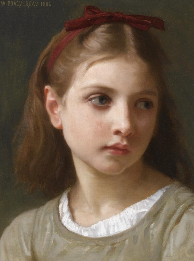 Une petite fille – William Bouguereau William Bouguereau