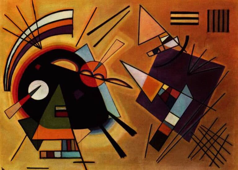 Noir et Violet – Vassily Kandinsky Vassily Kandinsky