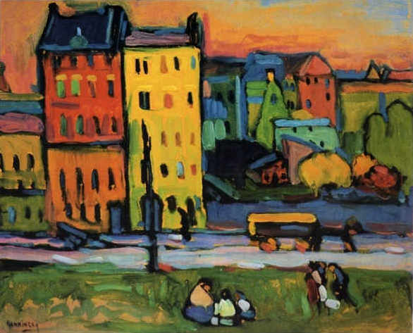 Maisons à Munich – Vassily Kandinsky Vassily Kandinsky