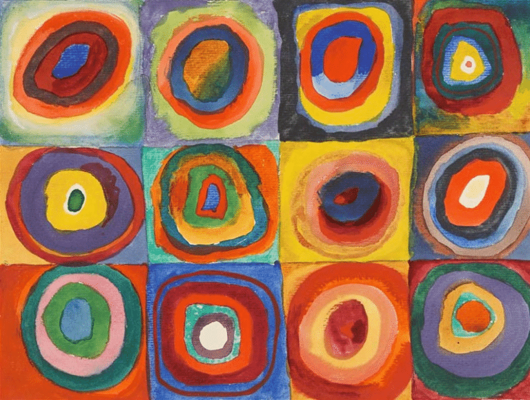 Carrés et cercles concentriques – Vassily Kandinsky Vassily Kandinsky