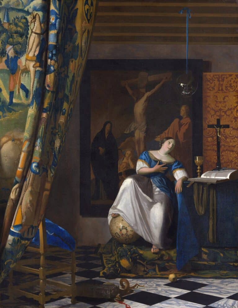 L’Allégorie de la Foi – Johannes Vermeer Johannes Vermeer