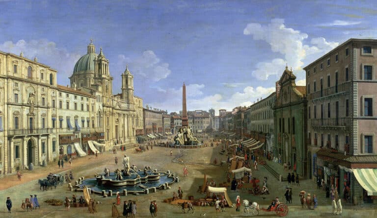 Vue de la Piazza Navona, Rome – Giovanni Antonio Canal Giovanni Antonio Canal