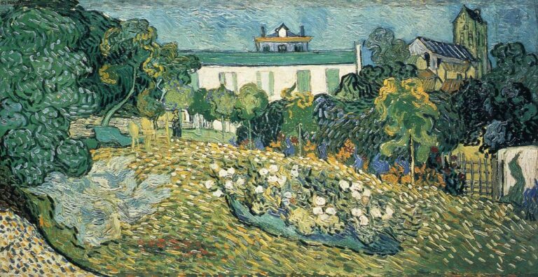 Le jardin de Daubigny 1890 – Van Gogh Vincent Van Gogh