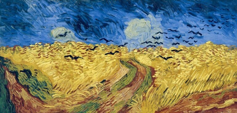 Le Champ de blé aux corbeaux – Van Gogh Tableaux Populaires