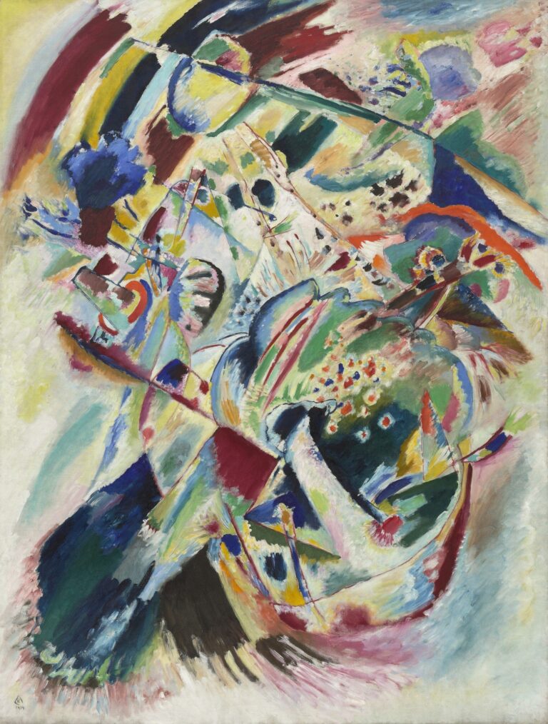 Panneau mural pour Edwin Campbell n° 4 – Vassily Kandinsky Vassily Kandinsky