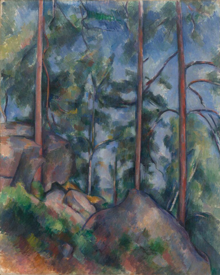 Pins et Rochers, Fontainebleau – Paul Cézanne Paul Cézanne