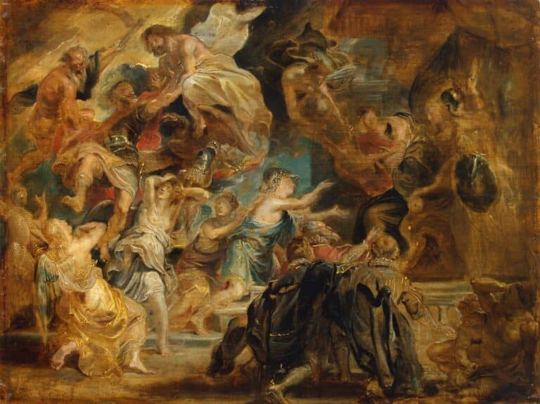 La mort d’Henri IV et la proclamation de la régence – Peter Paul Rubens Peter Paul Rubens