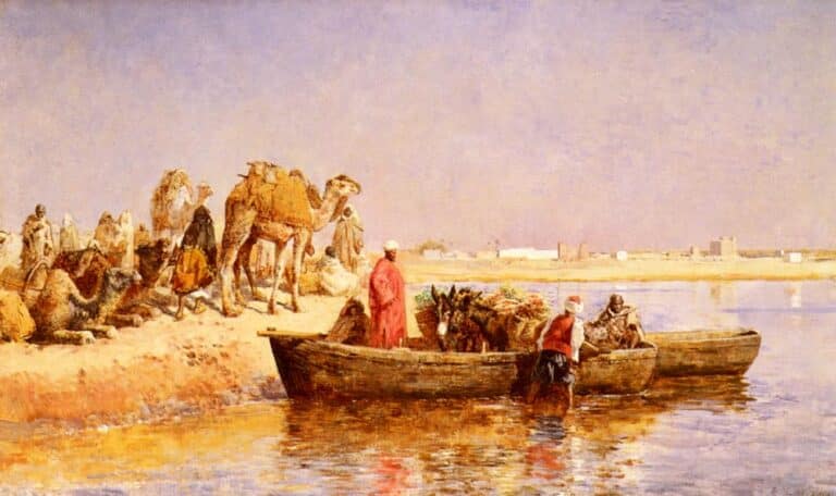 Le long du Nil – Edwin Lord Weeks Edwin Lord Weeks