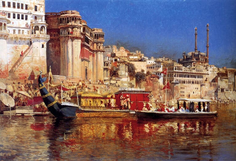 La péniche du Maharaja de Bénarès – Edwin Lord Weeks Edwin Lord Weeks