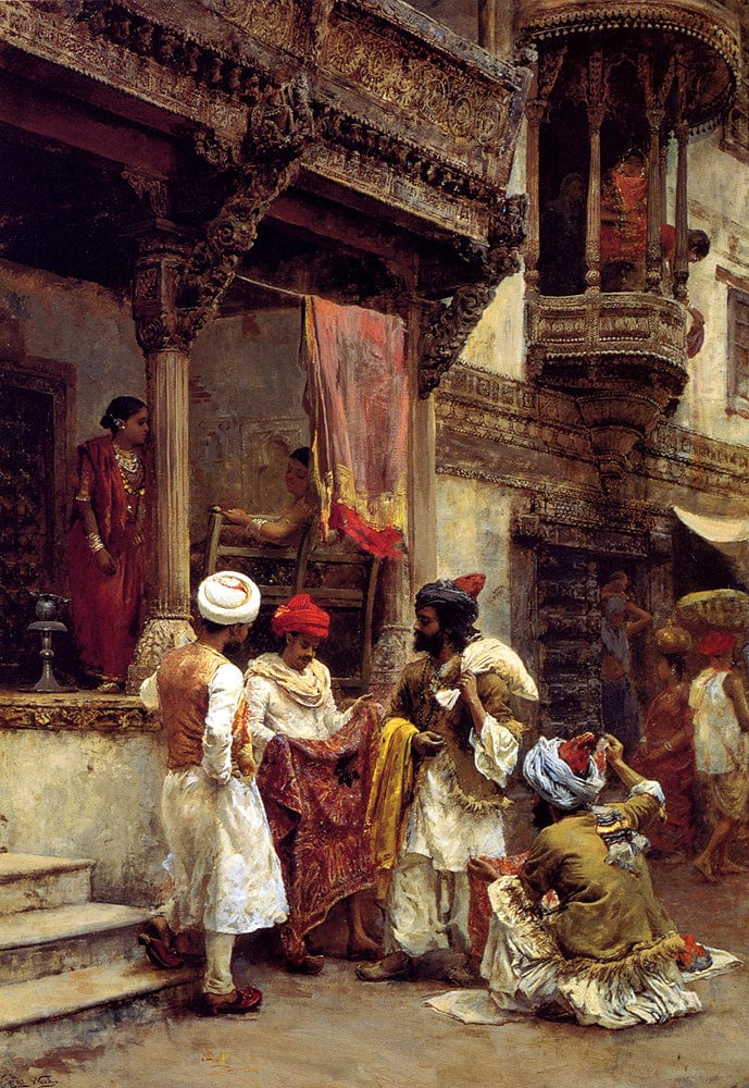 Les marchands de soie – Edwin Lord Weeks Edwin Lord Weeks