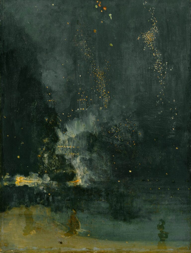 Nocturne en noir et or – La fusée qui tombe – James Abbott McNeill Whistler James Abbott McNeill Whistler