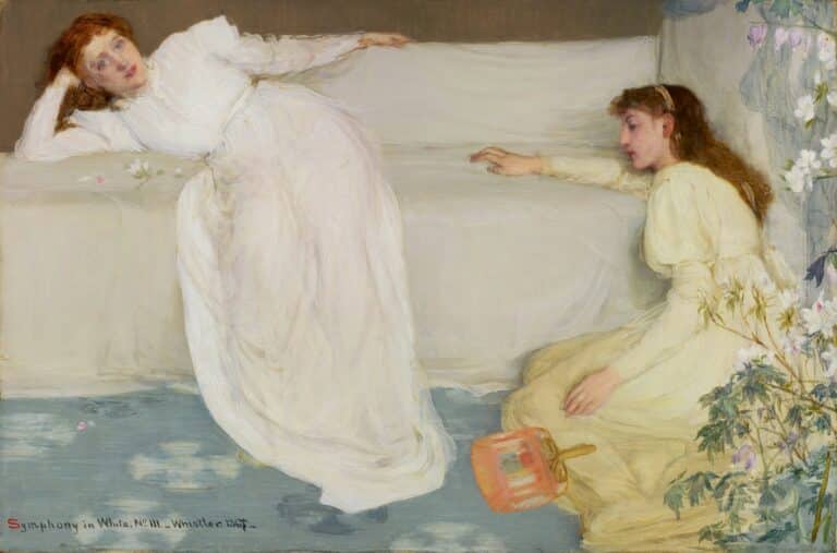 Symphonie en blanc, n° 3 – James Abbott McNeill Whistler James Abbott McNeill Whistler