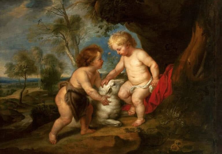 L’Enfant Jésus et saint Jean-Baptise enfant – Peter Paul Rubens Peter Paul Rubens