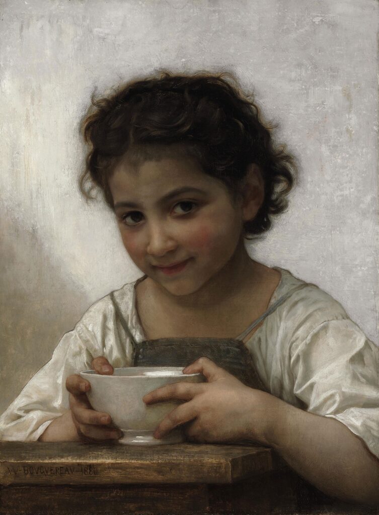 Soupe au lait – William Bouguereau William Bouguereau