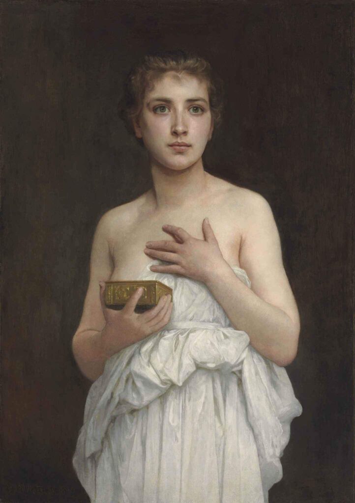 Pandora – William Bouguereau William Bouguereau