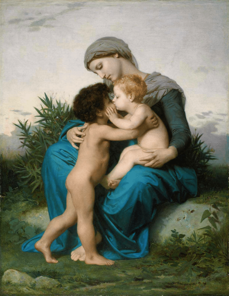 L’amour fraternel – William Bouguereau William Bouguereau