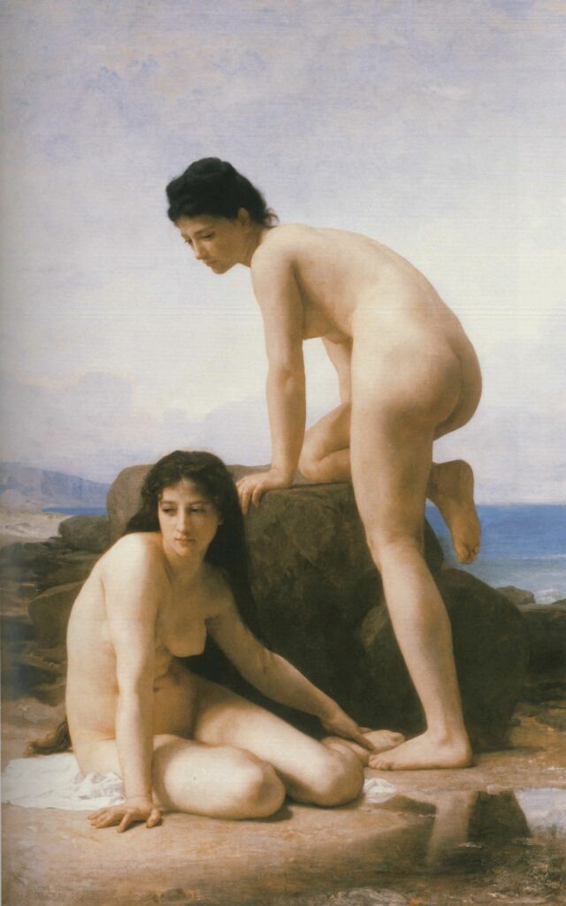 Les deux baigneuses – William Bouguereau William Bouguereau