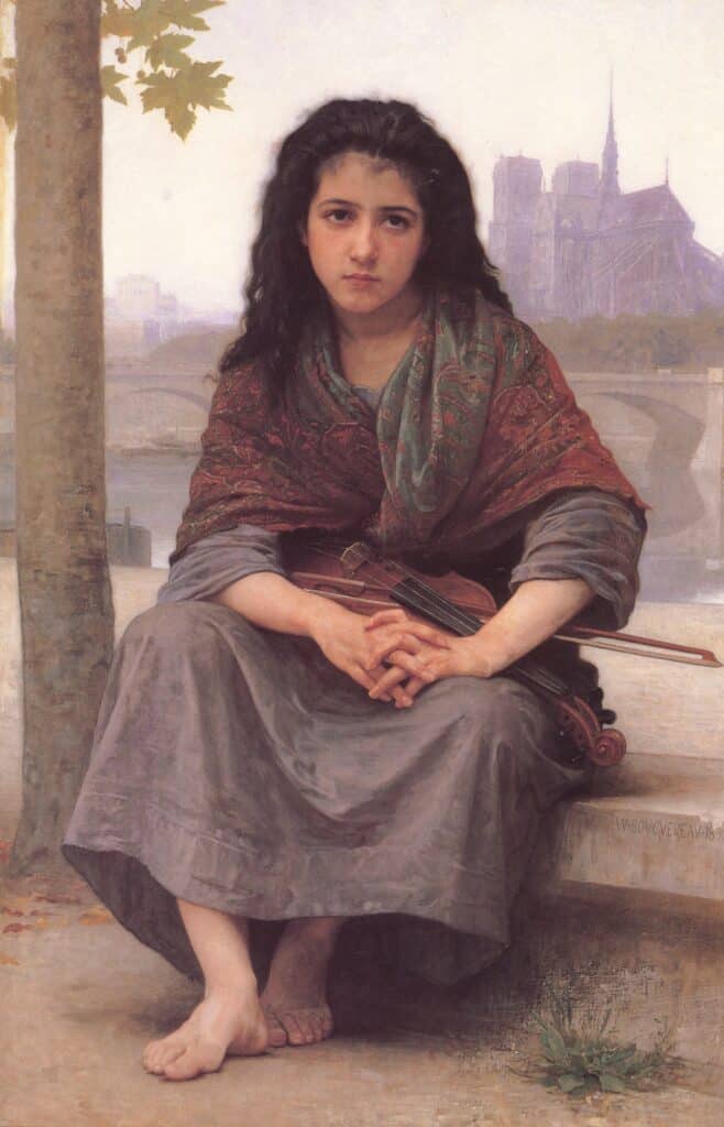 La Bohémienne – William Bouguereau William Bouguereau