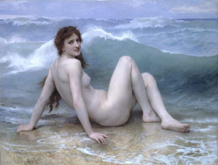 La Vague – William Bouguereau William Bouguereau