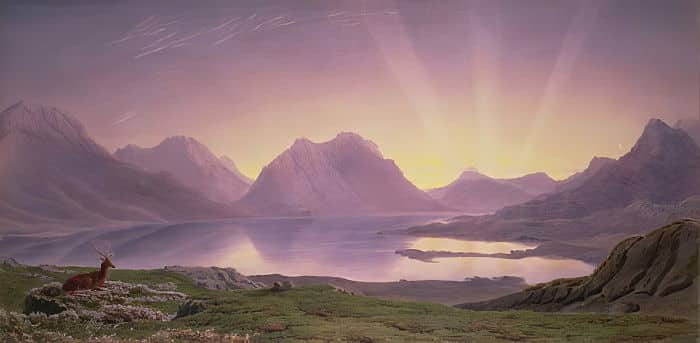 L’aube Loch Torridon – William Turner William Turner