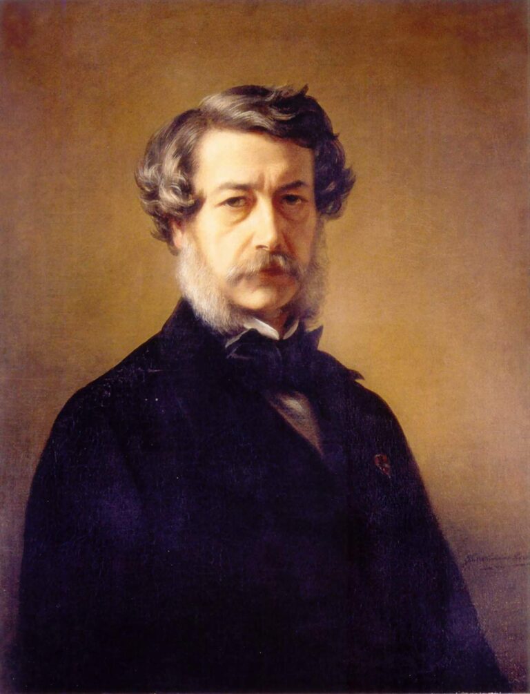 Autoportrait de Winterhalter, 1868 – Franz Xaver Winterhalter Franz Xaver Winterhalter