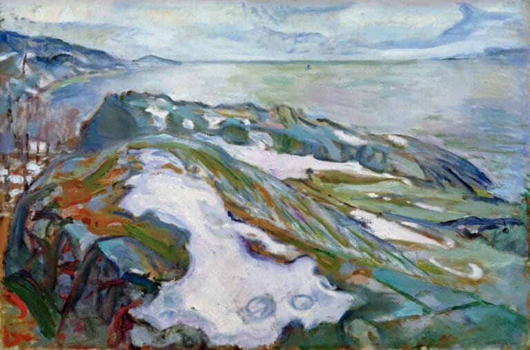 Paysage d’hiver – Edvard Munch Edvard Munch