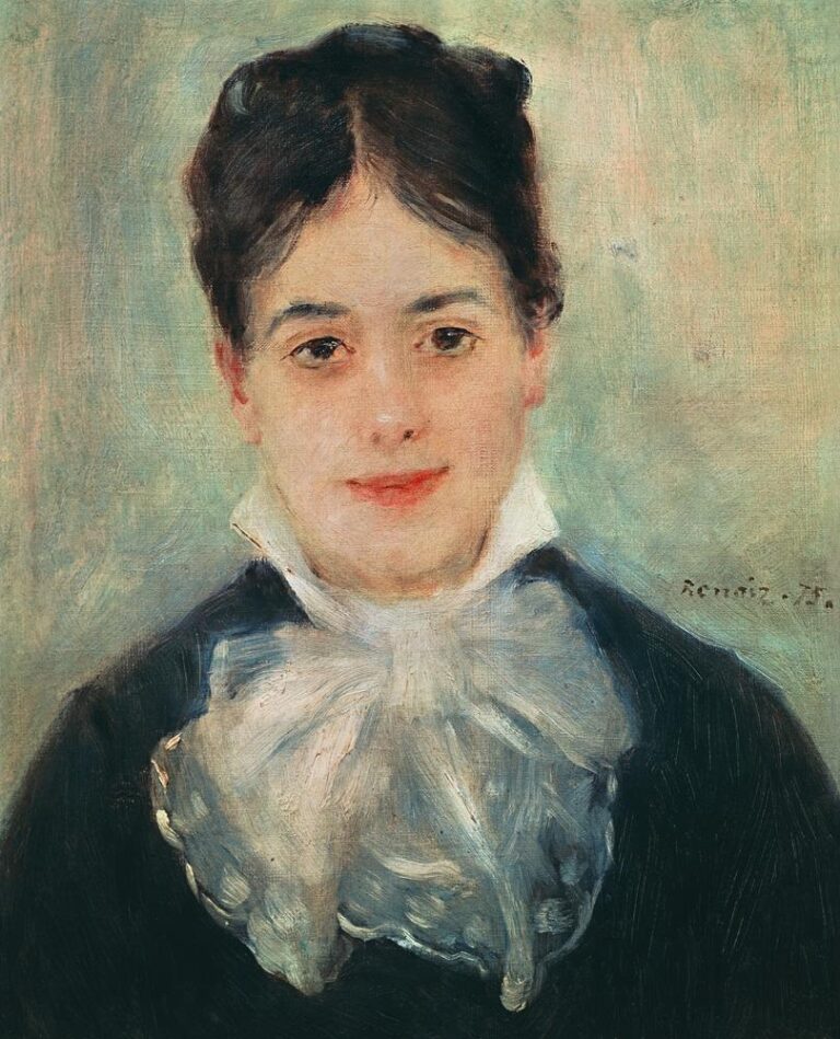 Femme souriante – Pierre-Auguste Renoir Pierre-Auguste Renoir