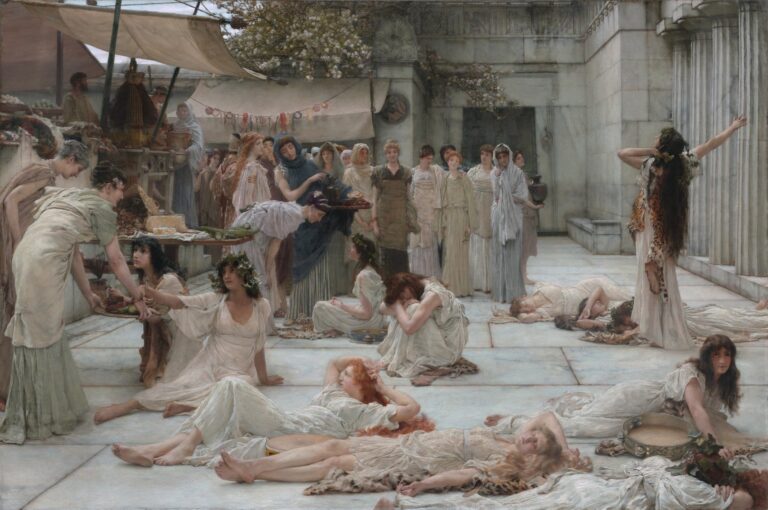 Les femmes d’Amphissa – Lawrence Alma-Tadema Lawrence Alma-Tadema