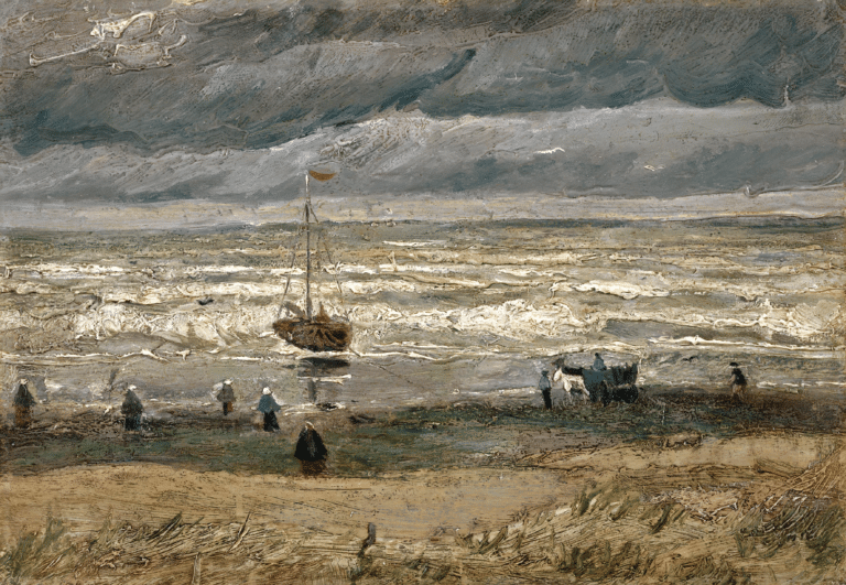 La plage de Schéveningue – Van Gogh Vincent Van Gogh