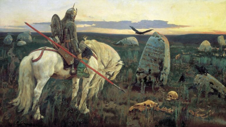 Un chevalier à la croisée des chemins – Viktor Vasnetsov Viktor Vasnetsov