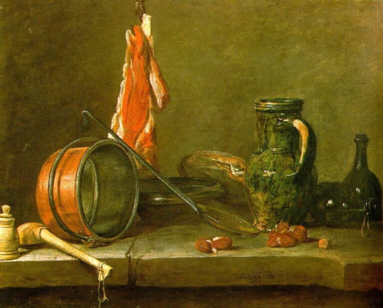 Un régime minceur avec des ustensiles de cuisine – Jean Siméon Chardin Jean Siméon Chardin