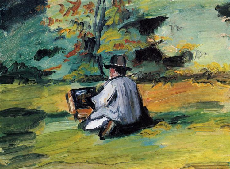 Un peintre au travail – Paul Cézanne Paul Cézanne