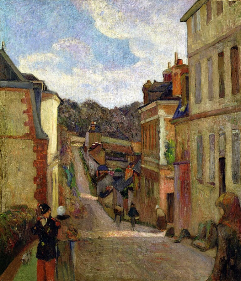 Une rue de banlieue – Paul Gauguin Paul Gauguin