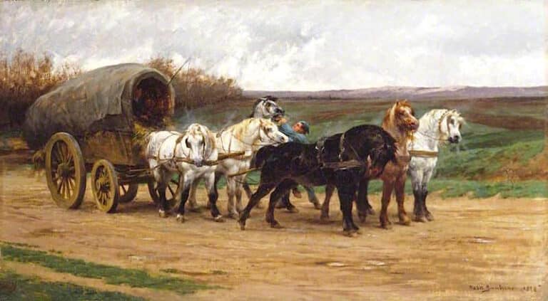 A Waggon and a Team of Horses – Rosa Bonheur Rosa Bonheur