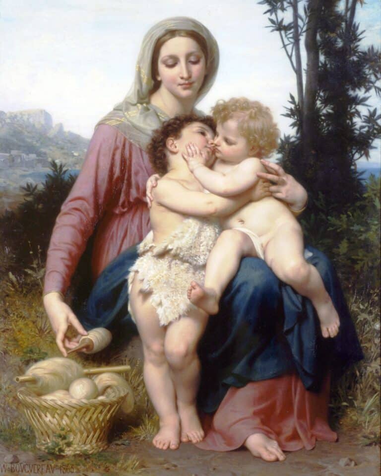 La Sainte Famille – William Bouguereau William Bouguereau