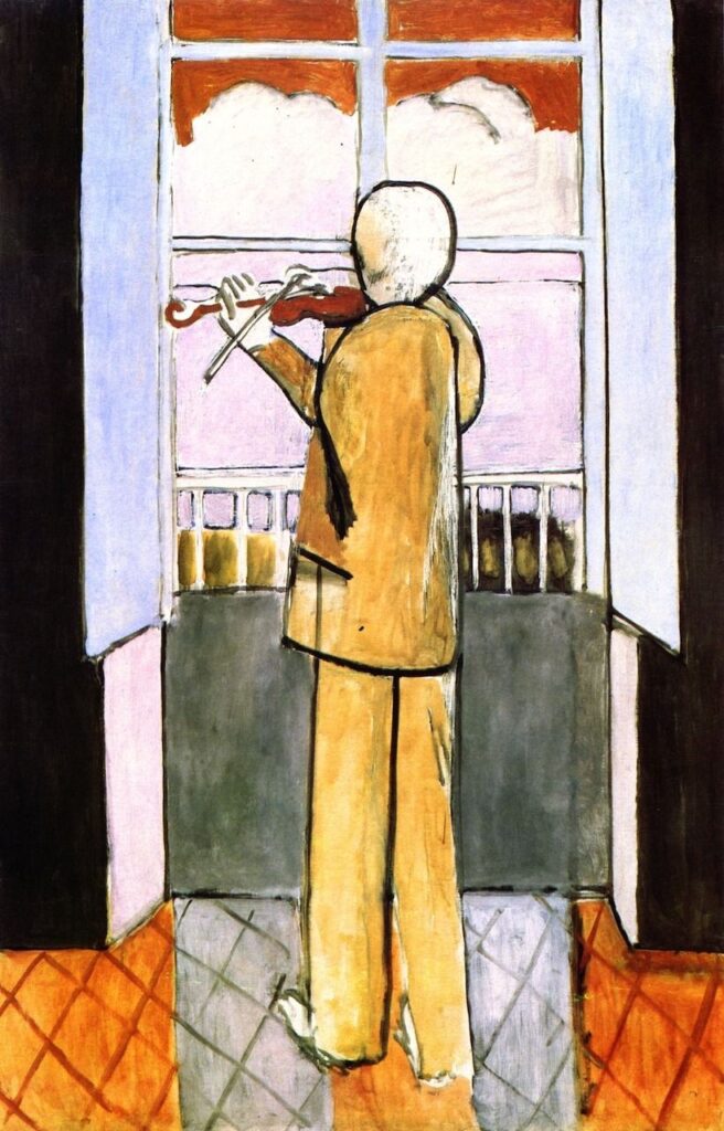 Violoniste à la fenêtre – Matisse Henri Matisse