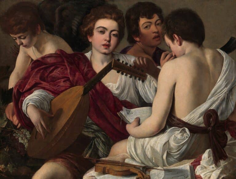 Des garçons qui font de la musique – Caravage Le Caravage