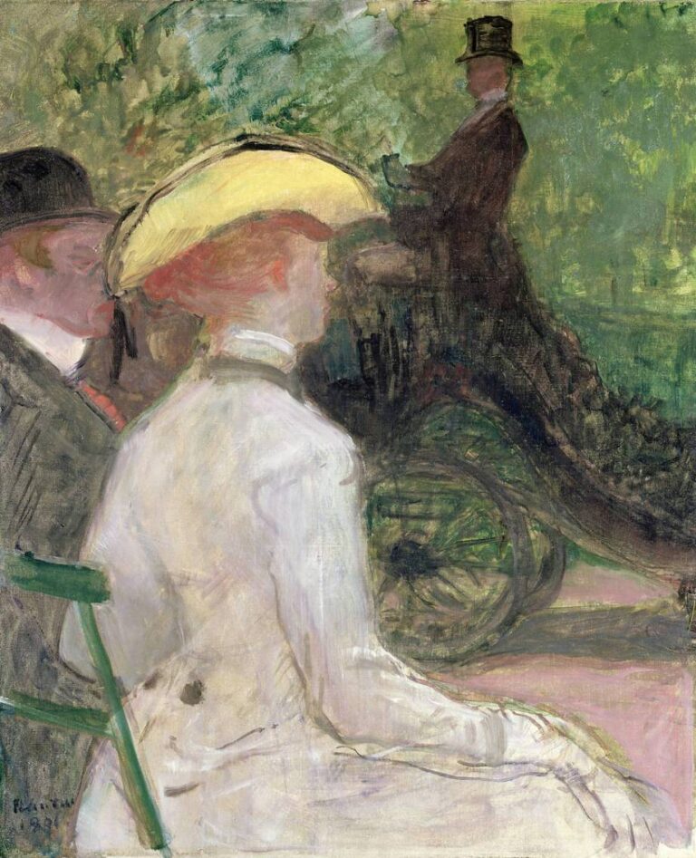 Le bois de Boulogne – Toulouse Lautrec Henri de Toulouse-Lautrec