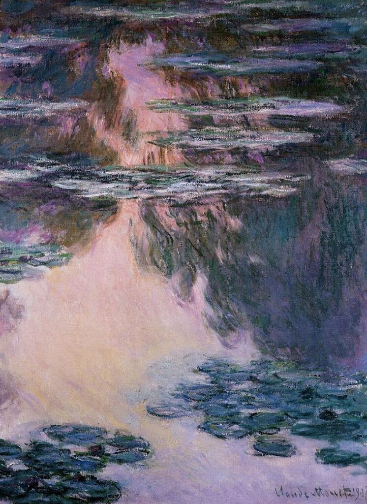 Nymphéas 1907 de Claude Monet "Les Nymphéas" de Claude Monet