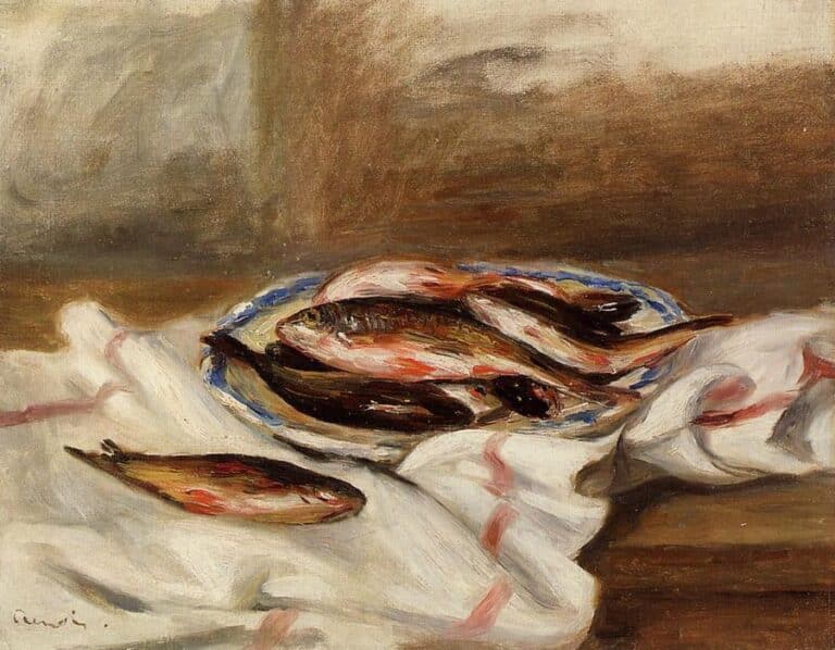 Nature morte avec des poissons 1890 – Pierre-Auguste Renoir Pierre-Auguste Renoir